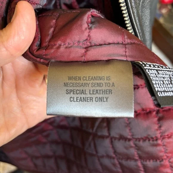 Wilsons Leather Black Zip Front Jacket Women’s Medium Genuine Leather Classic M - Picture 15 of 16